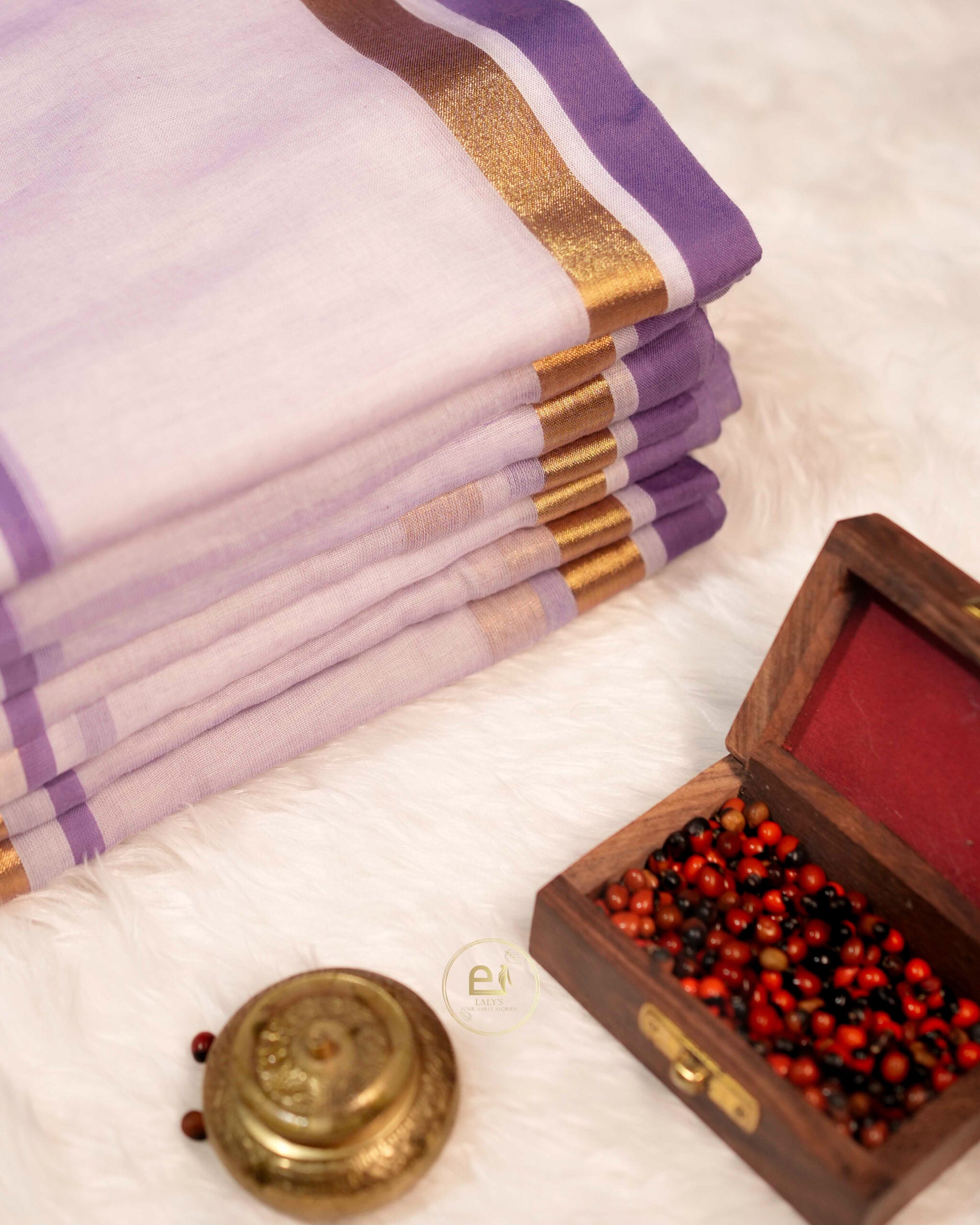 Violet Pallu saree - Image 3