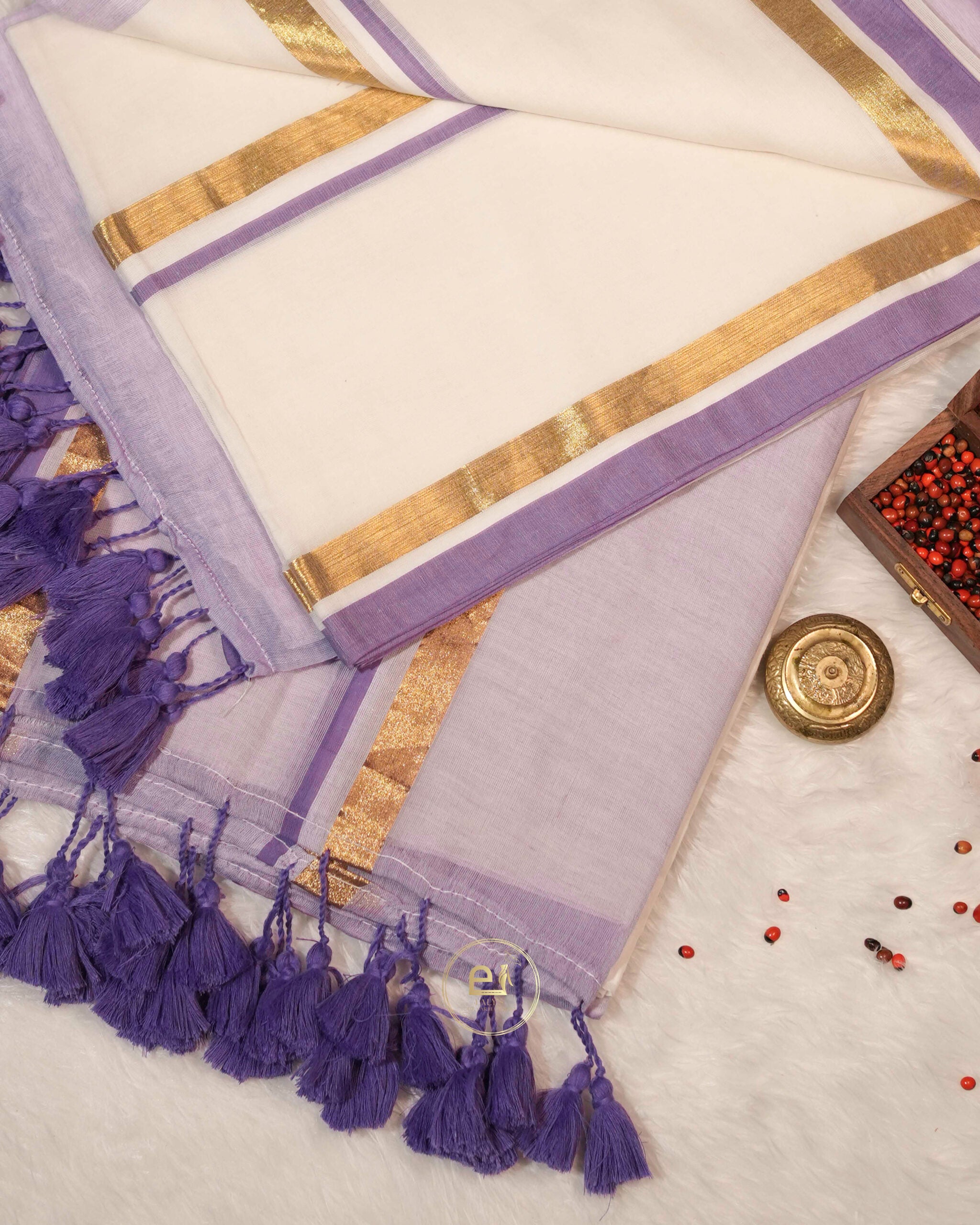 Violet Pallu saree - Image 2